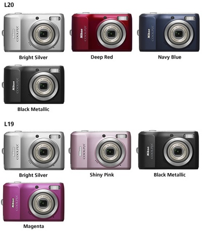 Nikon COOLPIX L20 и L19
