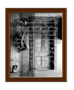 Рамка из красного дерева в фотошоп