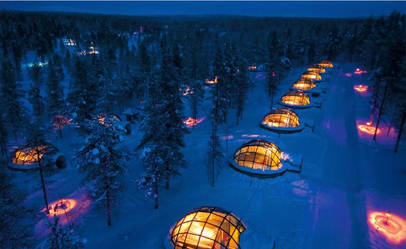Igloo Village Kakslauttanen, Финляндия. Igloo Village Kakslauttanen, Финляндия.