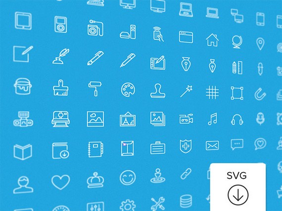 Сборник бесплатных наборов иконок для сайта - svg