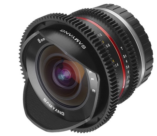 Неавтофокусный объектив Samyang 8 mm T3.1 UMC Fish-eye II