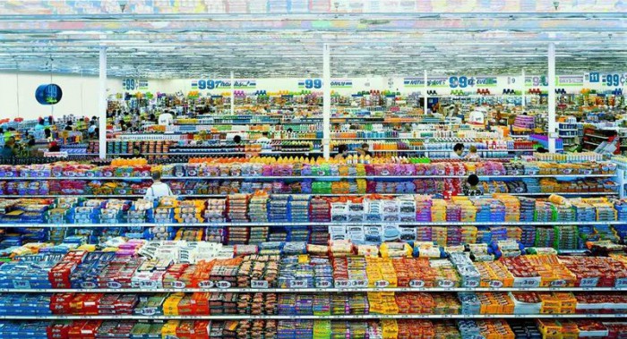 «99 центов», диптих (2001). Фотограф Андреас Гурски (AndreasGursky)