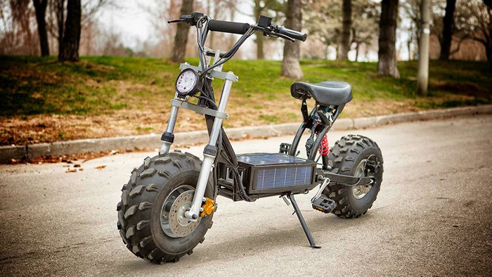 электрический скутер для бездорожья 