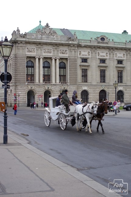 Конный экипаж в Вене
