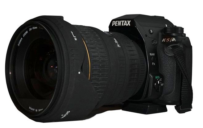 Pentax k-5 с объективом 24-70 мм/F2.8
