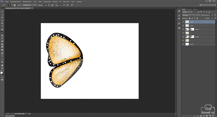 Иконка бабочка-19