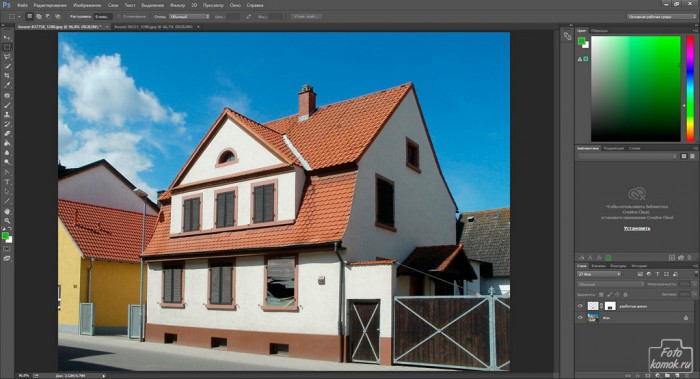 Эффект разрушения в Фотошоп-01