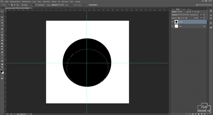круг в Фотошоп-06