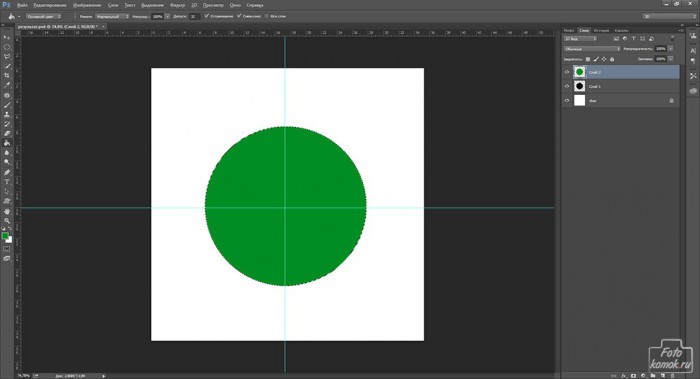 круг в Фотошоп-09