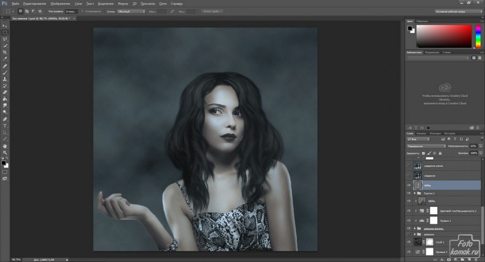 Мистическая ретушь фотографии-14