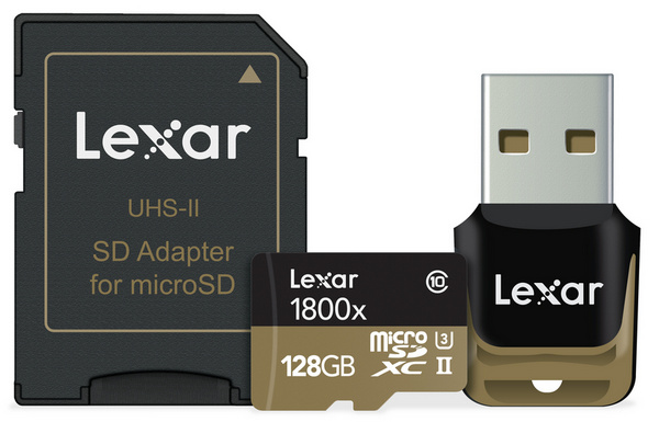Lexar Professional 1800x microSD UHS-II