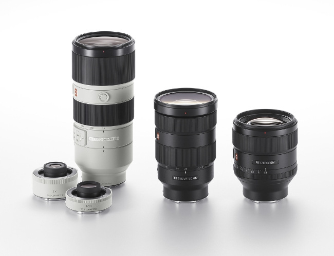 Sony FE 24-70mm F2.8 GM, 85mm F1.4 GM и 70-200mm F2.8 GM