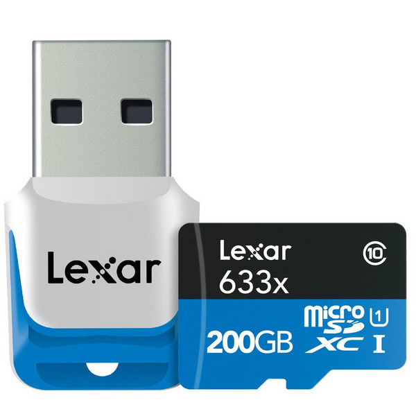 Lexar 200GB High-Performance 633x microSDXC™ UHS-I 