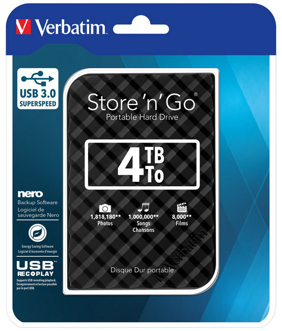 Verbatim Store ’n’ Go 4ТБ