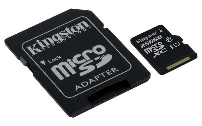 Kingston microSDHC/ microSDXC Class 10 UHS-I 256 ГБ
