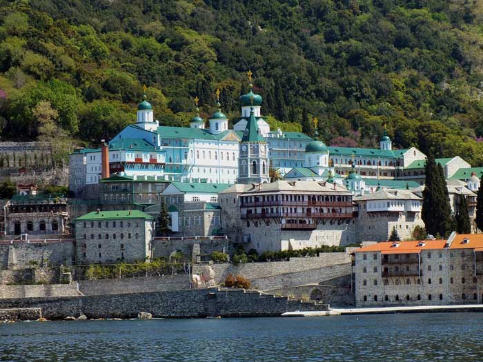 Монастырь, гора Афон