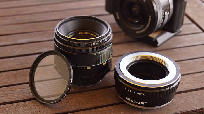 Переходник с резьбового крепления (М42) на байонет Sony NEX