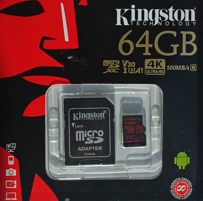 Kingston Canvas React 64 Гб (SDCR/64gb)