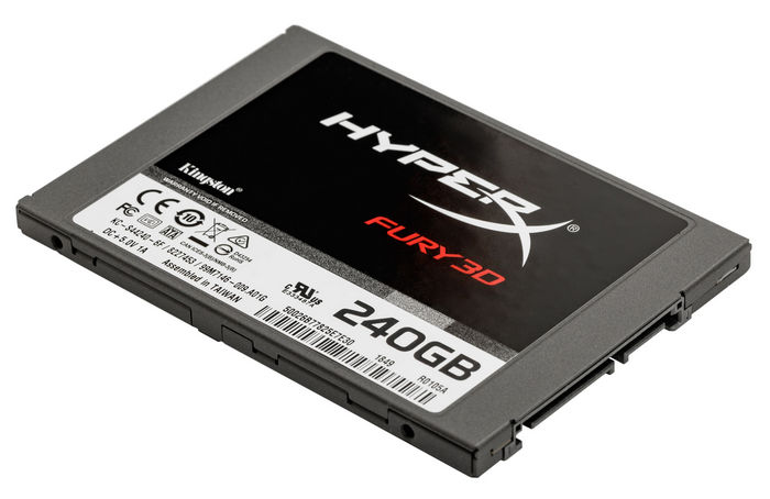 HyperX® объявила о начале продаж в России недорогих SSD накопителей FURY 3D